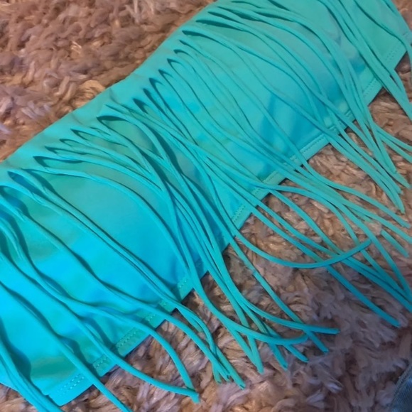 Fringe Bandeau Bikini Top - Picture 5 of 9